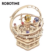 Robotime Rokr กล่องดนตรีไม้ปริศนา 3D ของเล่นสําหรับเด็ก AMK51