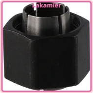 LAKA Router Collet Replacement, Silver Steel Router Fittings, Durable 1/2" M19 Black Carving|collet 