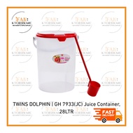 TWINS DOLPHIN | GH 7933(JC) Juice Container, 28LTR