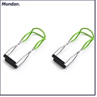 MUNDAN 2 Pcs Canning Supplies, PVC 4 Colours Canning Tongs, Easy To Use Iron Non Slip Durable Cannin