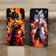 Phone sticker Skin printed with glitter Songoku image for ip7plus/ xsmax/ 11/ 12/ 13/ 14/ 15promax, 