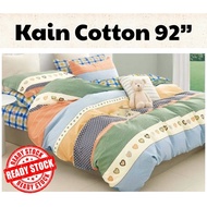 Kain Cadar Cotton Bidang 92 ” 100% Cotton/Open Meter (Kain sahaja) Kain Bunga / Kain Cotton Bunga / Kain Cadar Bunga