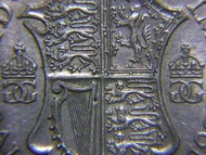 1928年英國(United Kingdom)皇家國徽半克郎(Half Crown Silver)銀幣(英皇佐治五世King George V像,最後一款)