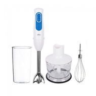 Braun เครื่องปั่นด้วยมืออเนกประสงค์3 700วัตต์พร้อมบีกเกอร์ไร้สารบีพีเอ600มล. ชอปเปอร์500มล. ความเร็ว
