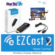 EZCast 2 Wireless Display Receiver HDMI Wireless Casting Display Dongle Dual band 2.4GHz/5GHz