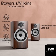 Bowers & Wilkins 706 S3/ B&W 706 S3 Stand-mount Speaker/ BookShelf Speaker - 1 Pair