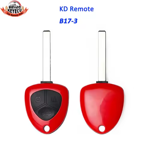 KEYECU Xhorse B Series B17-3 For Ferrari Style 3 Button Universal KD Remote Control For KD200 KD900 