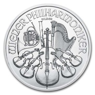 2021 Austrian Philharmonic 1 oz .999 Silver Coin BU 1oz