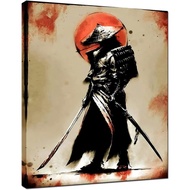 Samurai Warrior Canvas Print Japan Bushido Wall Art Japanese Poster Painting Giclee Artwork Stretche