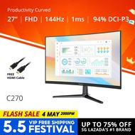 PRISM+ C270 27 144Hz 1500R Curved Productivity Monitor Gaming Monitor [1920 x 1080]