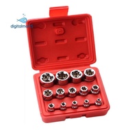 14Piece E-TORX Socket Set Premium Female Torx Socket Set Star Socket Set Torque Socket Set External 