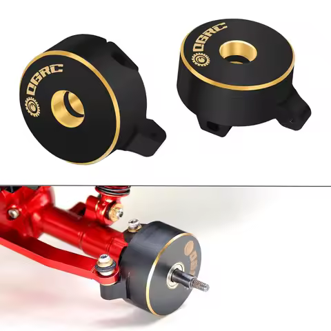 17.5g Brass Knuckles Heavy Duty Front Steering Knuckles for 1/24 Axial SCX24 C10 JLU Gladiator Bronc