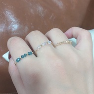 Swarovski + Us10k gold ring jewelry