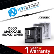 JONSBO D300 MATX CASE - (BLACK | WHITE)