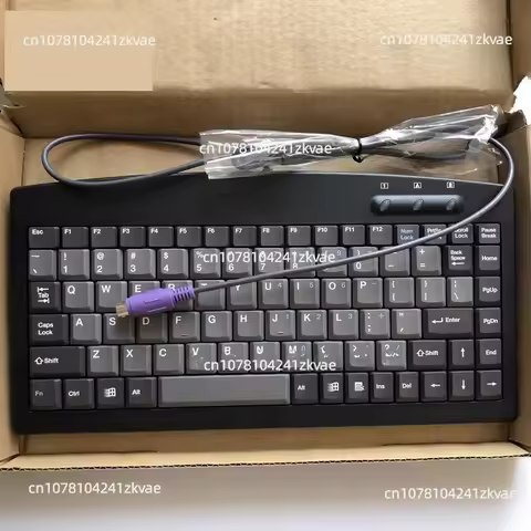 114A keyboard 88 key mini keyboard PS/2 industrial computer keyboard 96KB-88P2-B-CN1 round mouth mou