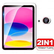 2in1 9H Tempered Glass For iPad mini7 A17 Pro 8.3"2024 Air6 11 13 M4 Gen10 10.9Inch Air4/5 Camera Sc