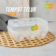 TT 1091 Egg Container contains 6 pcs Food Grade 16cm x 11cm x 7cm