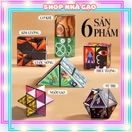 Combo of 6 Transforming 3D Rubik's Cubes, Variant Rubik's Cube, Magic Cube Toy - 3D Rubik's Cube Cha