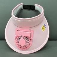Breathable Cooling Fan Hat Sunscreen Fan Sun Visor Hat Fishing Hat Cooling Peaked Cap Hat Usb Chargi
