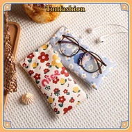 TONFASHION Glasses Bag, Cartoon Printed Storege  Glasses Box, PU Leather Portable Sunglasses