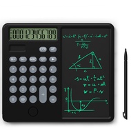 【Exclusive Discount】 6.5 Inches Electronic Memo Pad Calculator with Calculator 12 Digits Simple Calc