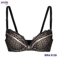 Áo ngực nữ annie lingerie BRA 8139 ren không gọng, nâng ngực, bản to , tạo dáng ngực, thấm hút tốt m