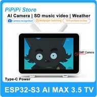 ESP32-S3 AI Camera 3.5inch LCD Dual MIC Development Board DeepSeek AI Voice Chat TV BOX Object Recog