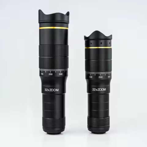 32X Professional HD Telephoto Zoom Phone Lens Powerful Monocular Telescope Mobile Telephoto Lens for