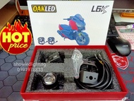 ไฟสปอร์ตไลท์ LED ติดรถมอเตอร์ไซค์ รถยนต์ 2สี แสง ขาว+เหลือง รุ่น (NEW OAK สาย 3เส้น )L6K-D2 13Watt +