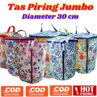 (COD) TAS PIRING JUMBO 30 cm Tas piring anti debu (PRASMANAN) / Tas Piring Jumbo/Tas Piring Anti