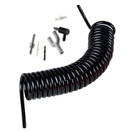 high quality black spiral tube 3 meters extension air hose BP adapter nibp EX-TUBE TPU tube for BP c