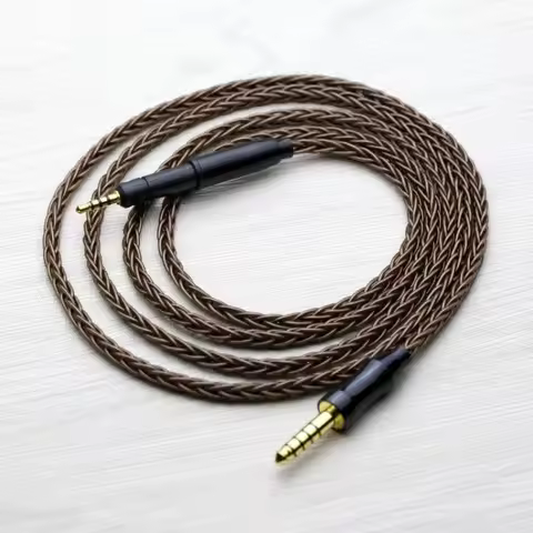 HiFi 4.4mm Balanced Headphone Replacement Upgrade Cord Compatible with Sennheiser HD598 HD400pro HD5