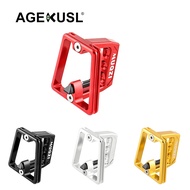 MUQZI Bike Front Carrier Block Bracket Aluminum Alloy 3 Hole Adjustable Carrier Front Bag Mount Holder For Brompton Dahon Folding Bicycle