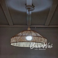 Rattan House-Woven Rope Lamp Size 45 * 17 cm.