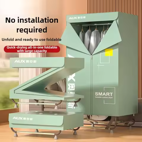 1500W electric clothes dryer new Clothes dryer Home dryer Student dormitory Small folding clothes dr