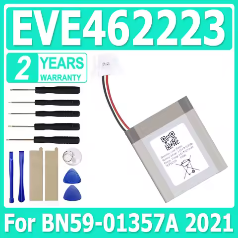 215mAh Battery For EVE462223 BN59-01357A 2021 QLED Voice Solar Energy TV Remote Control TM2180E QN9 