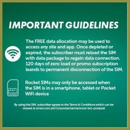 ✅ ♂ ◫ Smart Bro 5G Rocket SIM 199 with 7 Days 20 GB Data