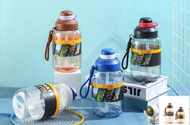 (BISA COD )Botol Minum Anak sport kapasitas 1500ml & 2000ml - Hitam