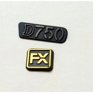 Nikon D750 FX Label Nameplate Body Label Camera Accessories
