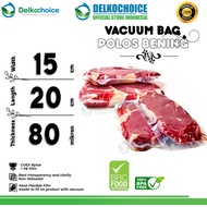 Food Vacuum Bag 15x20cm SMOOTH DELKOCHOICE Vacuum PlasticPOLOS UNIT/