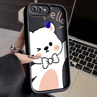 For OPPO R15 Pro R11s R11 R17 Case Cute Rabbit Bear Shockproof Phone Cases Silicone Case All Inclusive Camera Lens Soft Shell