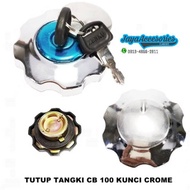 Cb100 CB 100 chrome tank cap, CB japstyle tank cap