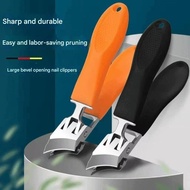 Nail Clipper Trimmer Large Sharp Stainless Steel Anti Splash Sharp Fingernail Manicure Large Opening