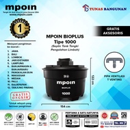 Toren Tangki Air Limbah MPoin BIOPLUS 1000/1600/2000 Liter