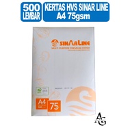 Sinarline A4 75gsm HVS Paper A4 Paper (RIM)