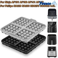YOUECE 1pcs Waffle Baking Mold, Reusable Silicone Air Fryer Waffle Maker, Square Waffle Mould for Ni