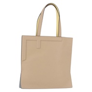 FENDI 皮革托特包 黃色 正品 ka5585V