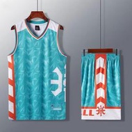 新款潮流籃球服運動套裝男女大學生cuba球衣童裝訓練服定制印字