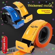 AMBER Tape Sealing Packer, Metal Structure Handheld Packaging Tape Dispenser, Durable Automatic Seal