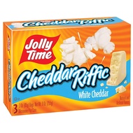 Jolly Time popcorn USA product - Cheddar Riffic